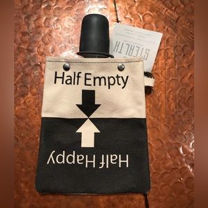 Tote + Able canvas travel canvas portable flask 3/$24